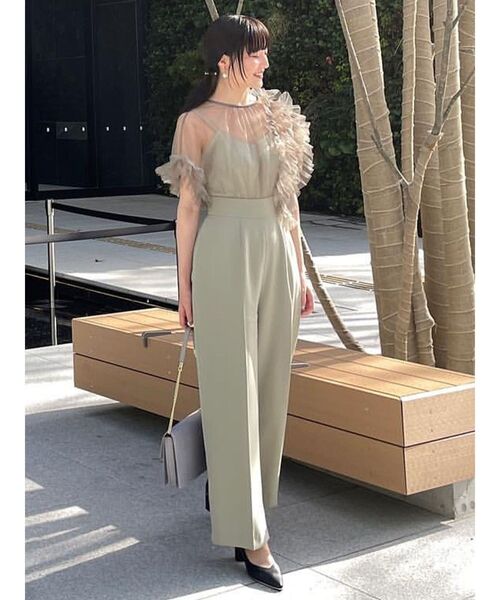 セール】【WEB限定】LADYチュールドッキングコンビネゾン（パンツ