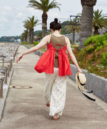 キャミソール（レッド/赤色系・リボン）ファッション通販 - ZOZOTOWN