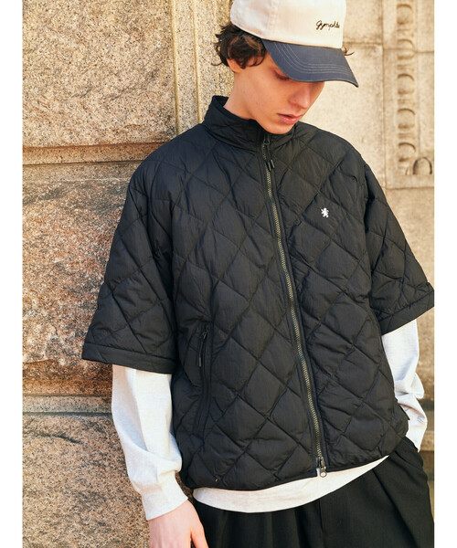 セール】Gymphlex | ナイロンタフタ 2WAYスタンドカラージャケット MEN