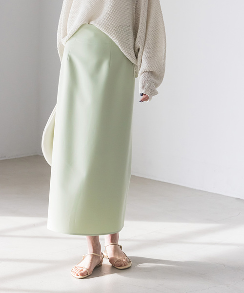 Noble（ノーブル）の「《追加》ジャージーライクカラータイトスカート