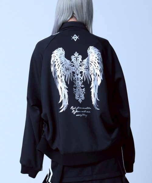 REFLEM/レフレム』バックプリントトラックジャージ（ジャージ