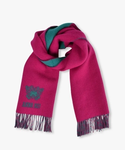 バタフライウールリバーシブルマフラー（マフラー）｜ANNA SUI