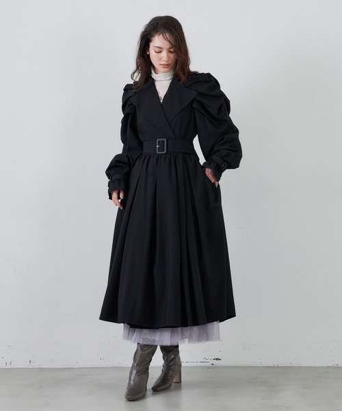 LA BELLE ETUDE（ラベルエチュード）の「ギャザーボリューム袖ドレス