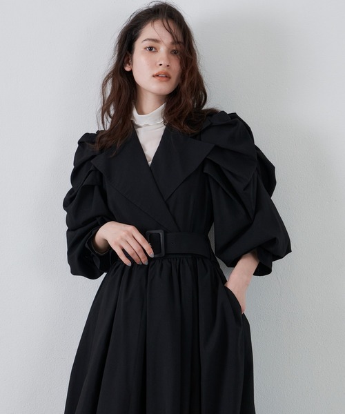 LA BELLE ETUDE（ラベルエチュード）の「ギャザーボリューム袖ドレス