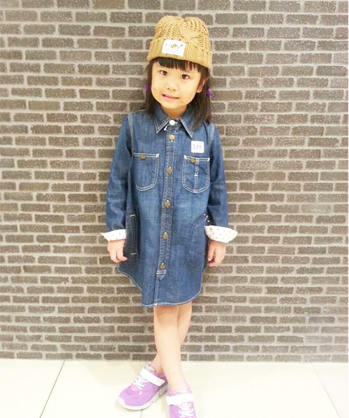 Lee（リー）の「【Lee×CIAOPANIC TYPY】KIDS リー別注デニムワンピース