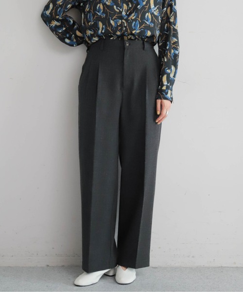 メランジカルゼ センタープレスパンツ | NOMBRE IMPAIR