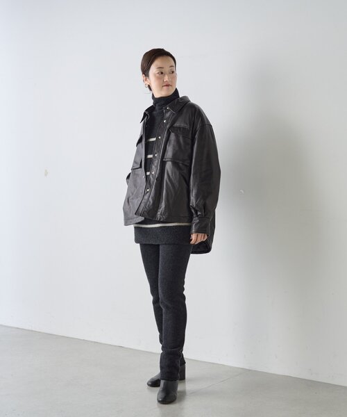 15 quinze》レザーダウンジャケット（その他アウター）｜BEARDSLEY