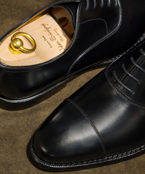 Jalan Sriwijaya/98317/CALF/BLACK/LEATHER SOLE/ストレートチップ