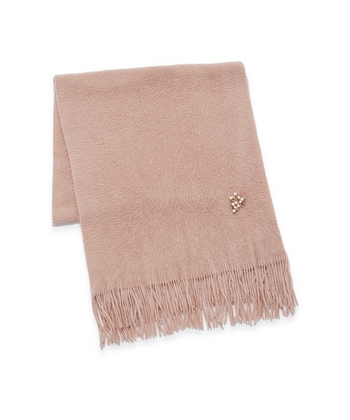 SNIDEL（スナイデル）の「ブローチセットマフラー（マフラー）」 - WEAR