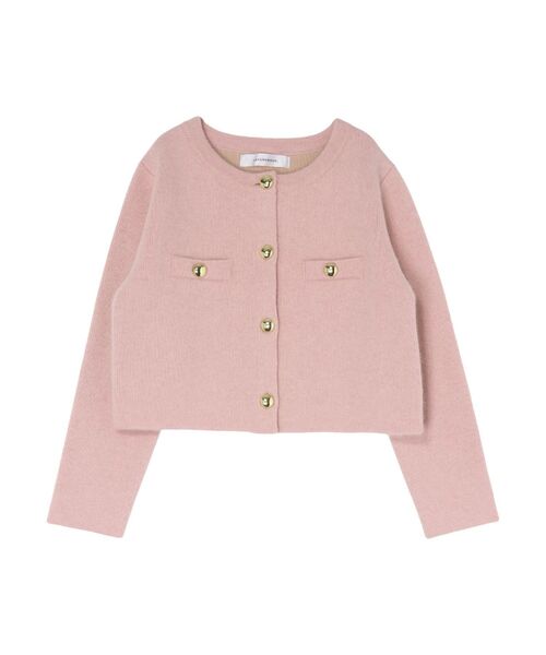 CHNラクーンニットジャケット（ノーカラージャケット）｜LAGUNAMOON