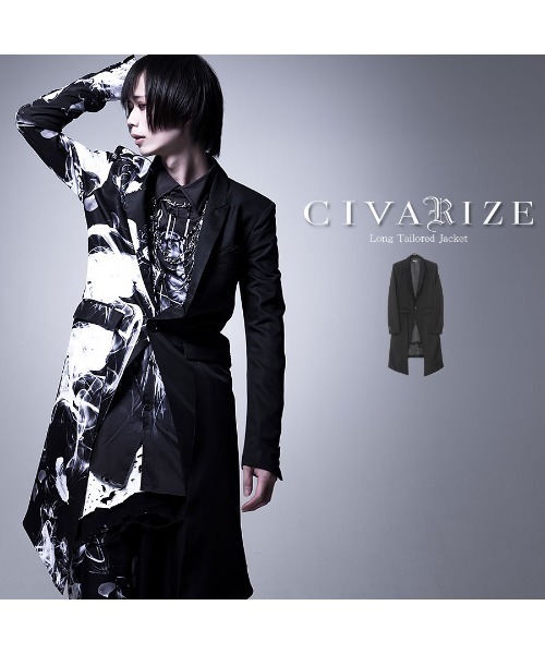 CIVARIZE』2WAYロングテーラードジャケット（テーラードジャケット