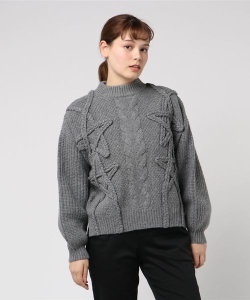 CLANE（クラネ）の「【CONVERSE TOKYO×CLANE】 3Dニットプルオーバー