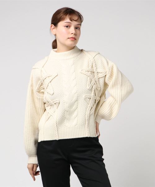 CLANE（クラネ）の「【CONVERSE TOKYO×CLANE】 3Dニットプルオーバー