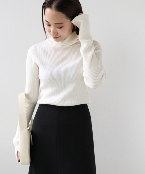 Deuxieme Classe（ドゥーズィエムクラス）の「*TEX リブタートルネック