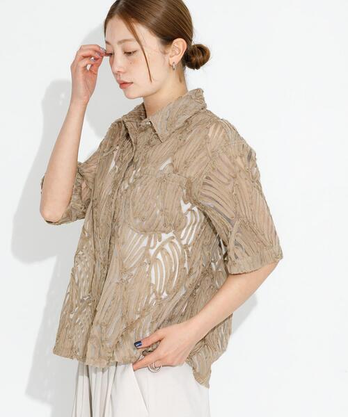 セール】テープレース半袖シャツ（シャツ/ブラウス）｜URBAN RESEARCH