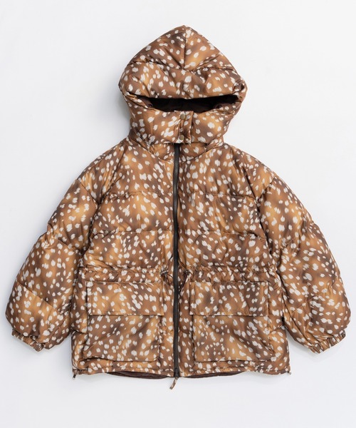Reversible Printed Down Coat/リバーシブルプリントダウン（ダウン