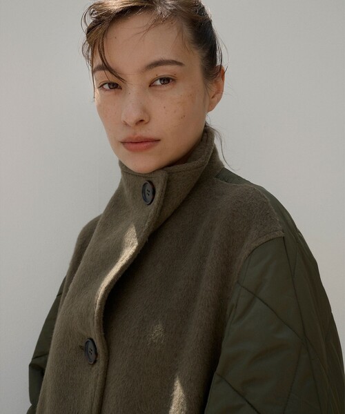 Ray BEAMS（レイビームス）の「RBS / シャギー キルト キリカエ コート