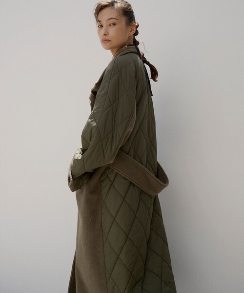 Ray BEAMS（レイビームス）の「RBS / シャギー キルト キリカエ コート