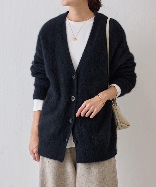 BEARDSLEY（ビアズリー）の「FOXウールカーディガン（カーディガン