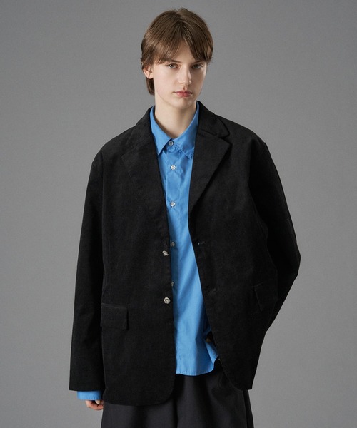 SET UP可能】SILVER BUTTON TAILORED JACKET / シルバーボタン