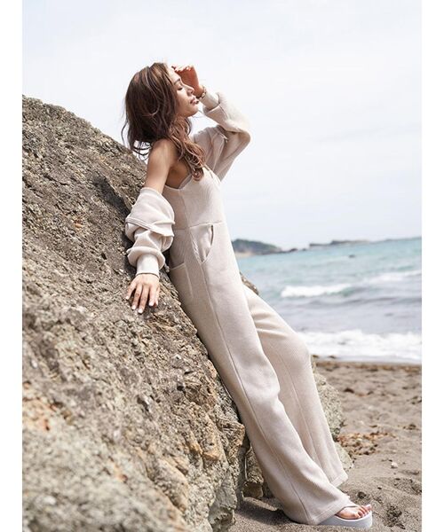 ロンパース・カバーオール melted butter BLUEBERRY WAFFLE / SWAN