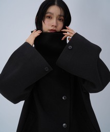 2way」に該当するチェスターコート（ブラック/黒色系）ファッション