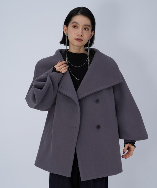 セール】ウーリーテック2WAYミドルコート(HARE)（チェスターコート