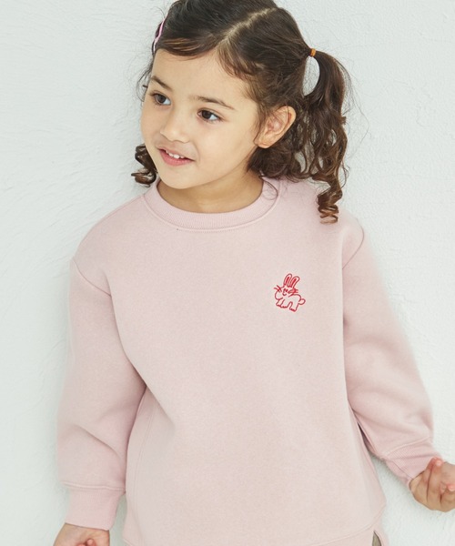 セール】裏起毛 ワンポイント刺繍 トレーナー（スウェット