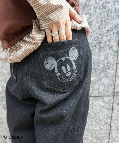 セール】MICKEY DESIGN DENIM PANTS（デニムパンツ）｜Disney