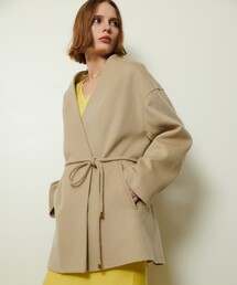 allureville（アルアバイル）の「ミリオールクルーコート（ノーカラー