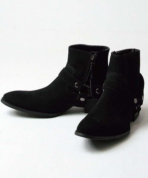 JACKROSE（ジャックローズ）の「スウェードサイドジップリングブーツ
