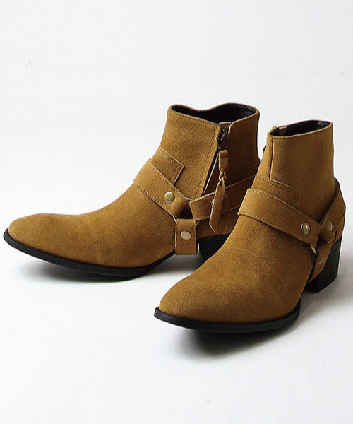 JACKROSE（ジャックローズ）の「スウェードサイドジップリングブーツ