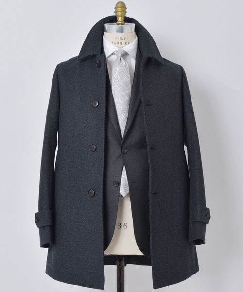 SHIPS（シップス）の「SD: ウール メルトン ソリッド カーコート