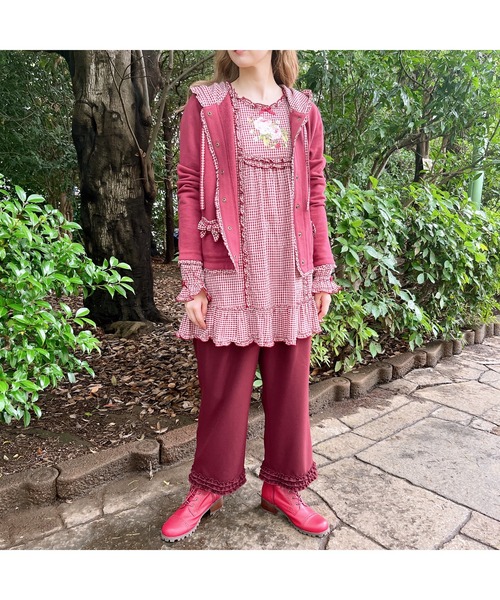 PINK HOUSE（ピンクハウス）の「アンティークギンガムゼッケン付き