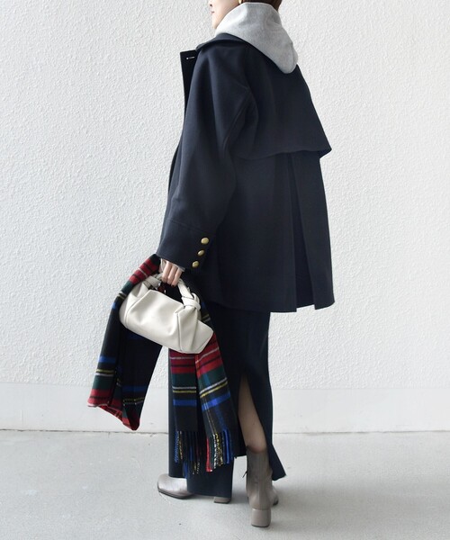 セール】【WEB限定】〈手洗い可能〉ウール ライク ジャージー メルトン