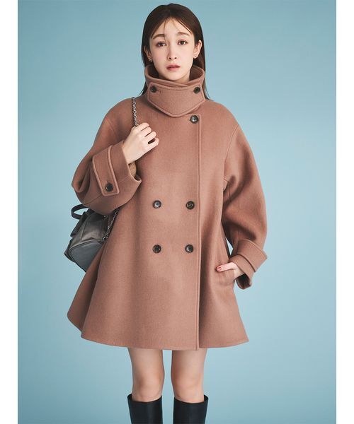 セール】Aラインウールミドルコート（ピーコート）｜CELFORD（セル