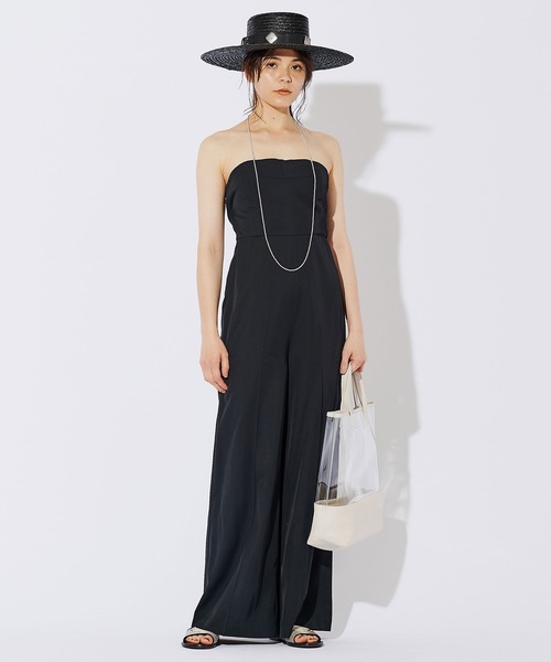 Whim Gazette（ウィムガゼット）の「ベアトップジャンプスーツ（つなぎ