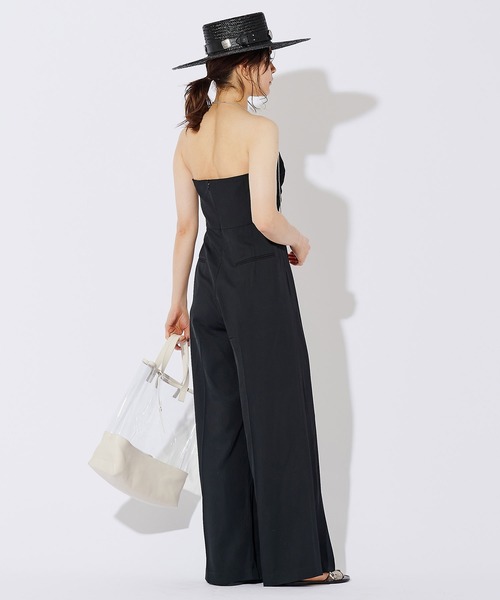 Whim Gazette（ウィムガゼット）の「ベアトップジャンプスーツ（つなぎ