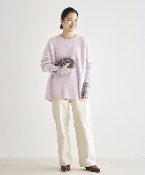 IENA（イエナ）の「fluffyファープルオーバー（ニット/セーター）」 - WEAR