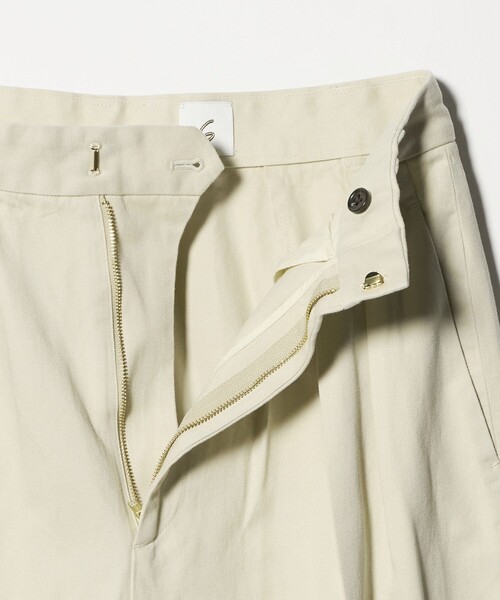 6(ROKU)＞コットンレーヨン タックパンツ（スラックス）｜6（ロク）の