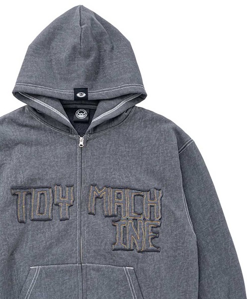 TM PIGMENT SWEAT ZIP PARKA（パーカー）｜TOY MACHINE（トイ マシーン