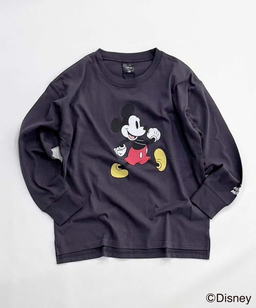 キッズ MICKEY MOUSE ミッキー オーバーサイズ ロンT（Tシャツ