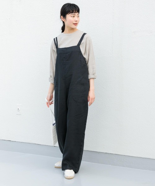 かぐれ（カグレ）の「リネンサロペット（サロペット/オーバーオール