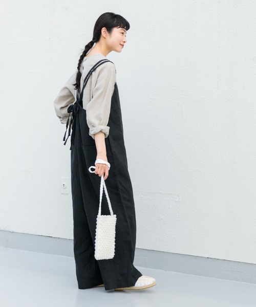 かぐれ（カグレ）の「リネンサロペット（サロペット/オーバーオール