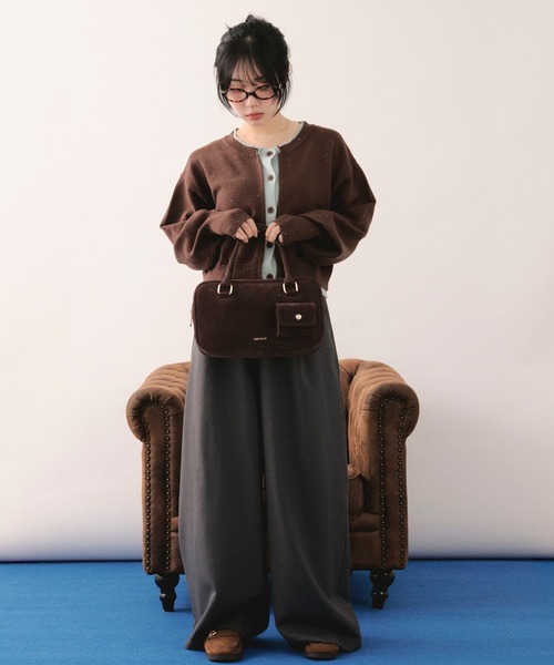 layered design cardigan / レイヤードデザインカーディガン