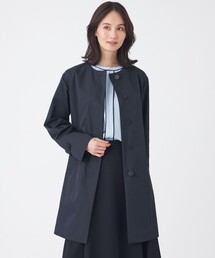 ノーカラーコート（ブルー・ネイビー/青色系）ファッション通販 - ZOZOTOWN