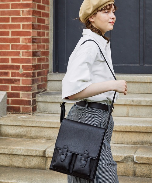 ヴィンテージライク スクエアショルダーバック MONO-MART LADY'S│MONO