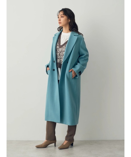 YECCA VECCA（イェッカヴェッカ）の「ウール混ダブルロングコート