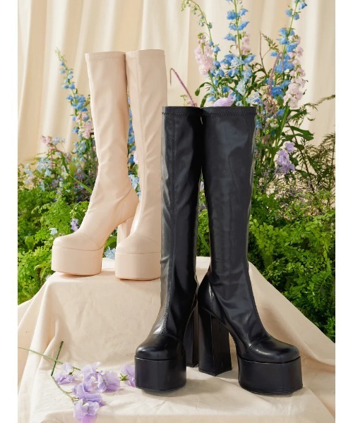 23SSストレッチレザーロングブーツ（ブーツ）｜Darich（ダーリッチ）の