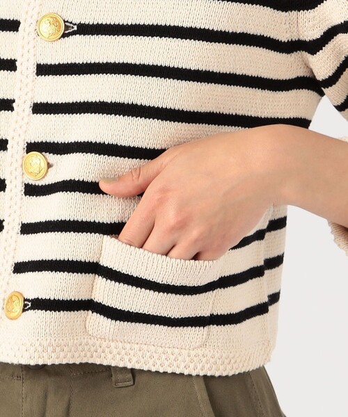 セール】ハーフミラノリブ クロップドカーディガン（カーディガン